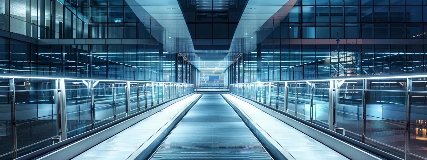 a modern industrial rooftop scene showcases sturdy steel guardrails and fixed anchor points integrated with a durable walkway, emphasizing high safety measures against falls while highlighting the sleek architectural design of a contemporary building under bright artificial lighting. a modern industrial rooftop scene showcases sturdy steel guardrails and fixed anchor points integrated with a durable walkway, emphasizing high safety measures against falls while highlighting the sleek architectural design of a contemporary building under bright artificial lighting.